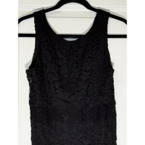 Allen B. by Allen Schwartz Black Lace Dress